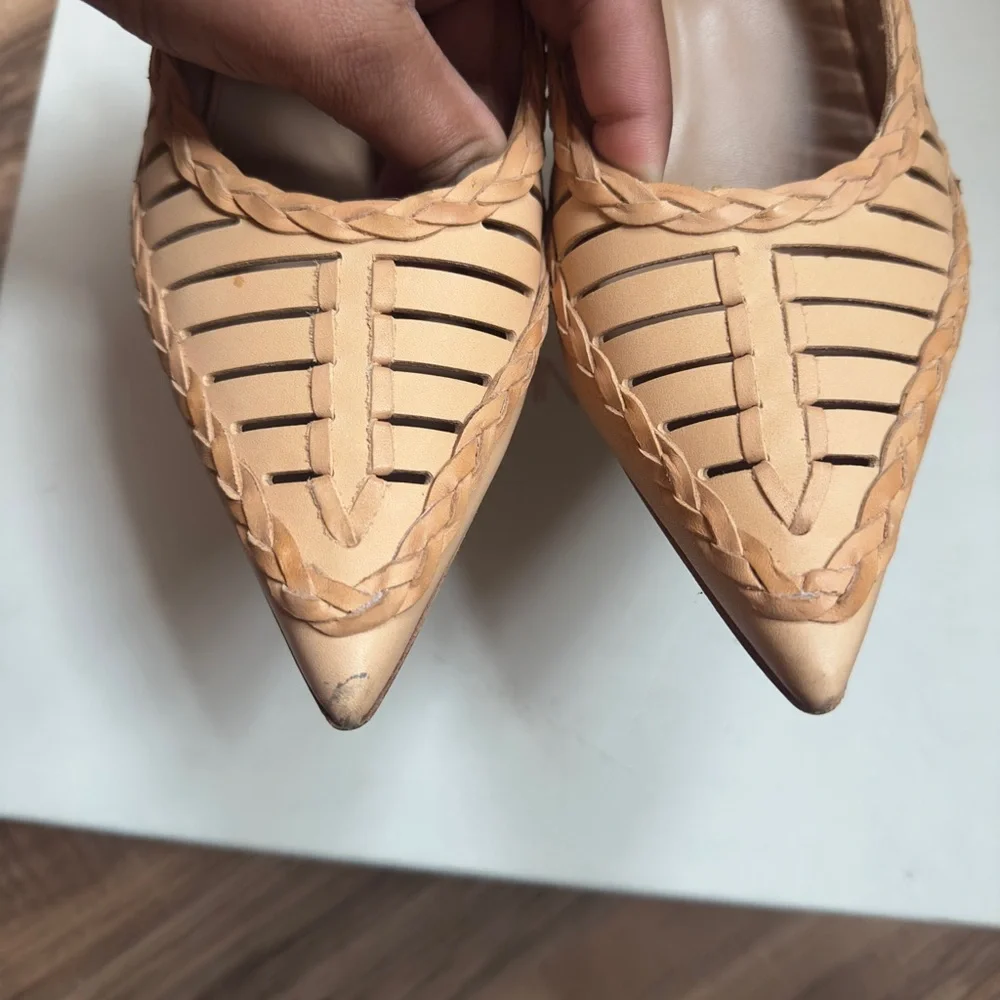 Ulla Johnson Tan Braided Heels - Picture 4 of 6